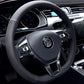 Passend für VW Tiguan 2 Golf 7 T-Roc T-Cross Lenkrad Blende Zierrahmen Carbon