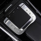 Passend für Mercedes A B GLA GLB CLA Touch Pad Mittelkonsole Taste Blende Silber