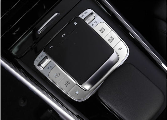 Passend für Mercedes A B GLA GLB CLA Touch Pad Mittelkonsole Taste Blende Silber