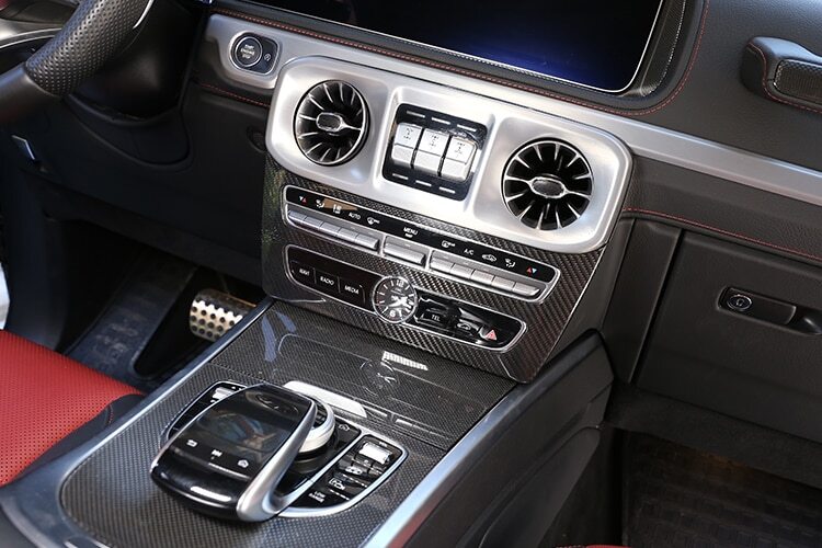 Passend für Mercedes G Class W463 Mittelkonsole Blende Abdeckung Rahmen Carbon