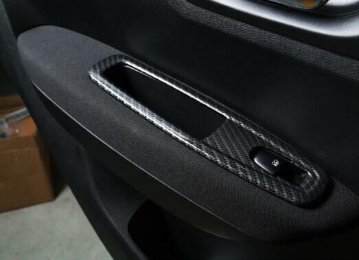 Passend für Renault Kadjar Fensterheber Blende Schutz Rahmen Cover Carbon