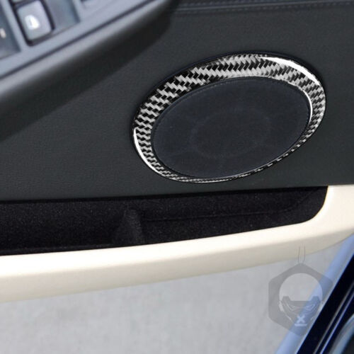 Passend für BMW 6erE63 E64 M6 2004-10 Lautsprecher Ringe Blenden Abdeckung Carbo