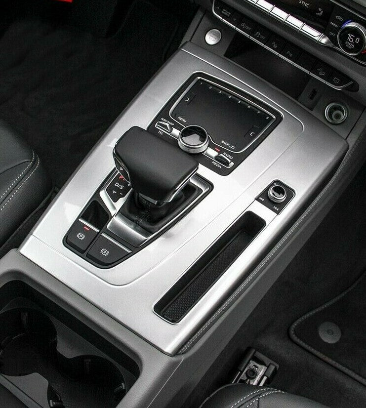 Passend für Schalttafel Mittelkonsole Blende Rahmen Abdeckung Silber Passend Für Audi Q5 SQ5