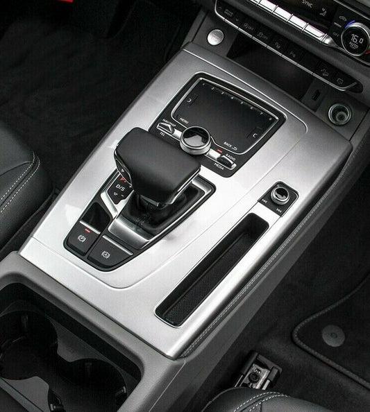 Passend für Schalttafel Mittelkonsole Blende Rahmen Abdeckung Silber Passend Für Audi Q5 SQ5