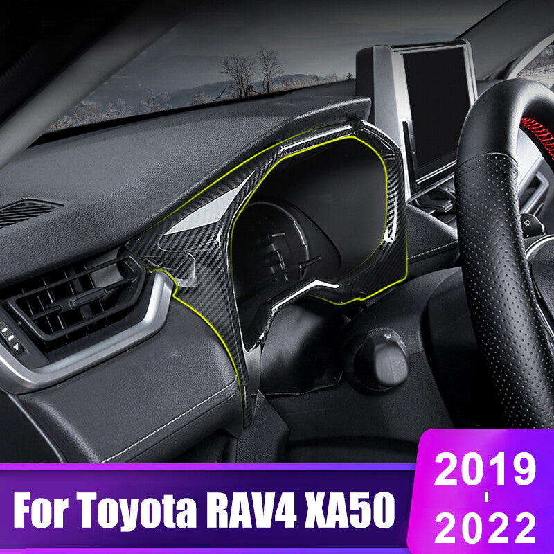 Passend für Toyota RAV4 Tacho Blende Abdeckung Rahmen Carbon