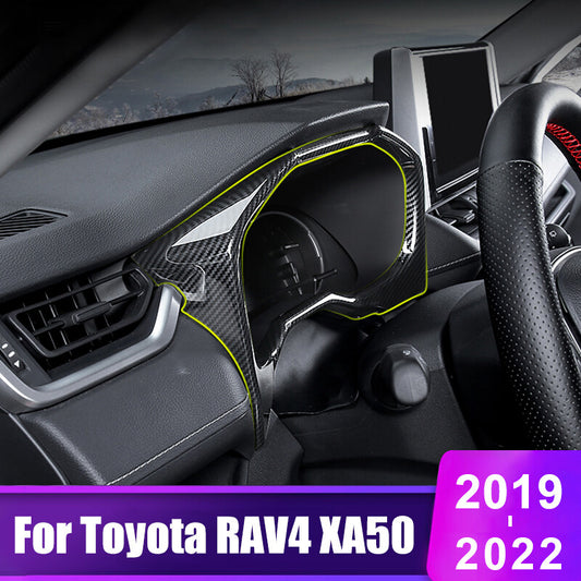 Passend für Toyota RAV4 Tacho Blende Abdeckung Rahmen Carbon