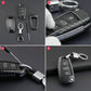 Passend für Audi A1 A3 Q3 Q7 TT Carbon Schlüssel Cover Hülle