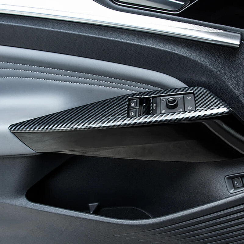 Passend für VW ID3 ID4 Fensterheber Blenden Rahmen Carbon