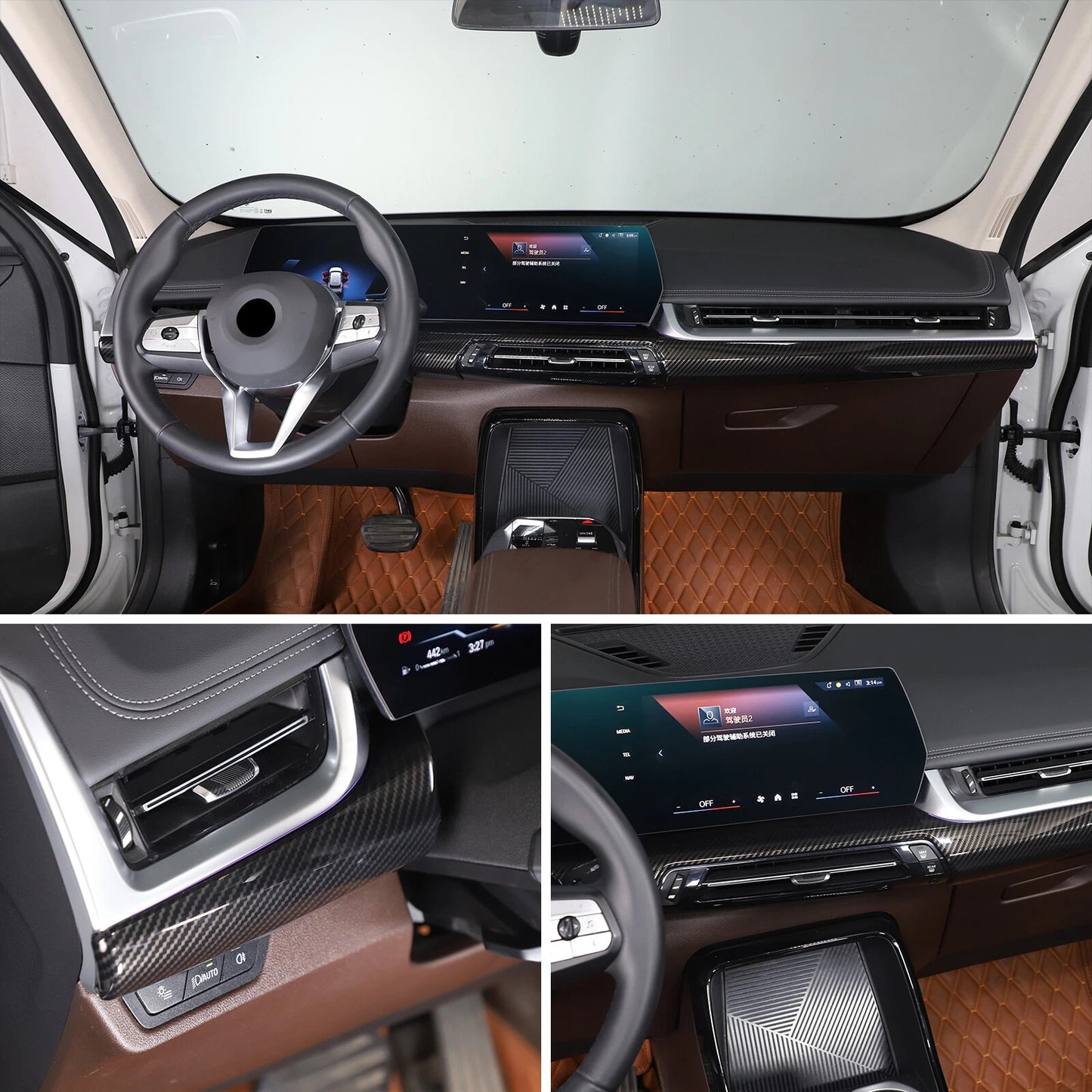 Passend für Bmw X1 U11 2023-2025 Armaturenbrett Blende