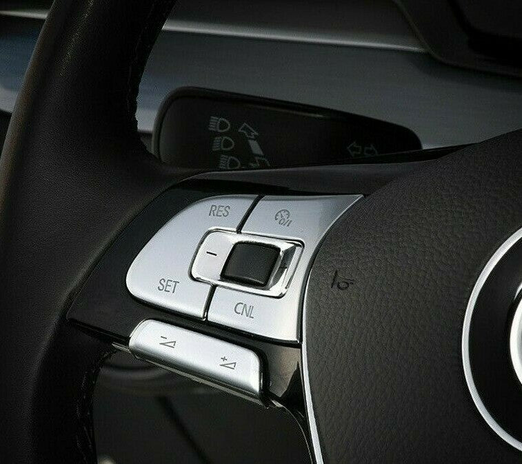 Passend für Lenkradtasten Abdeckung Passend Für VW Tiguan MK2 Golf 7 Passat Tiguan T-Roc
