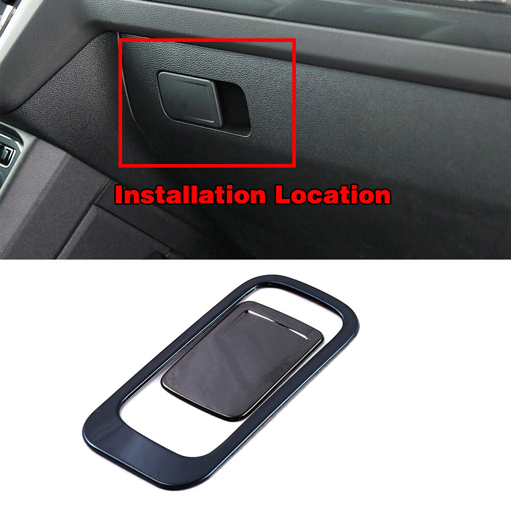 Passend für VW Tiguan MK2 Handschuhfach Blenden Abdeckung Rahmen Schwarz