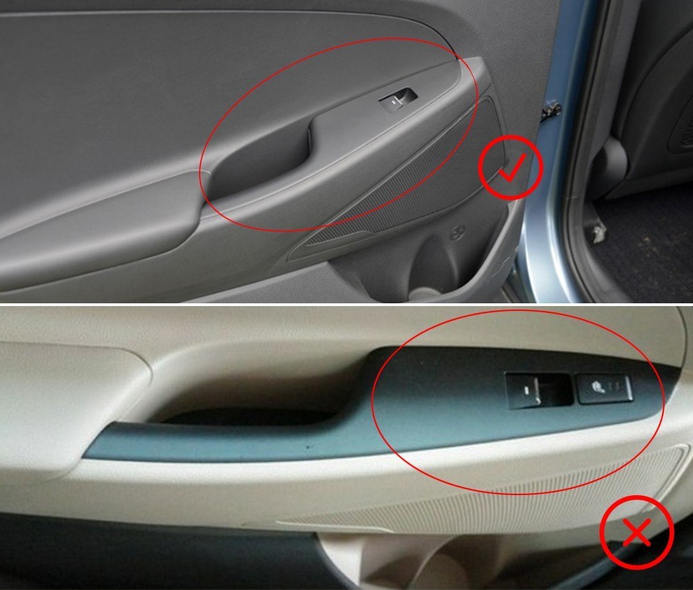 Passend für Hyundai Tucson Abdeckung Rahmen für Fensterheber Blende Türgriffe