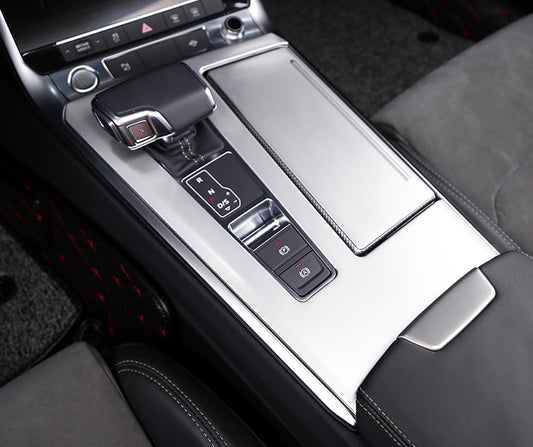 Passend für Audi A6 C8 2019 2020 Mittelkonsole Silber Blende Veredelung Schutz