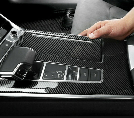 Passend für Audi A6 C8 A7 C8 Mittelkonsole Carbon Blende Veredelung Schutz