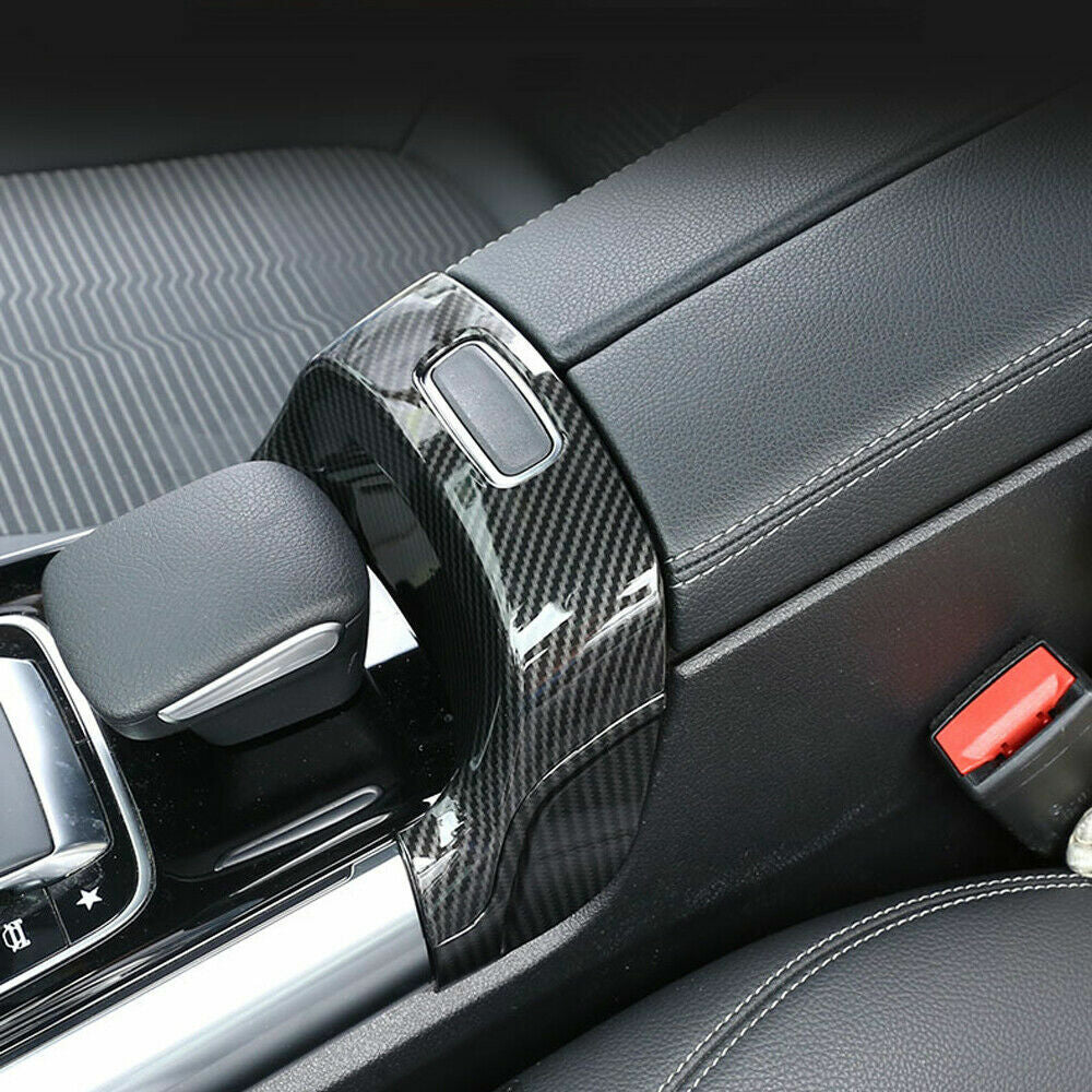 Passend für Mercedes-Benz GLA Mittelkonsole Fach Blende Rahmen Tuning Carbon