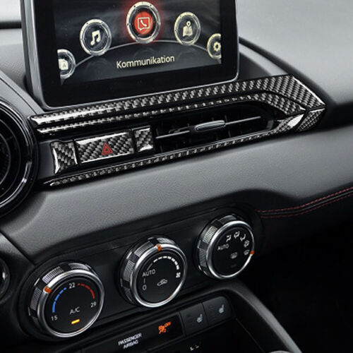 Passend für Mazda MX-5 2016-2020 Mittelkonsole Cockpit Blenden Abdeckung Carbon