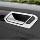 Passend für 4x Passend Für VW T-Roc TDI TSI Rline Edelstahl Tür Griff Blende Silber Rahmen