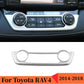 Passend für Toyota Rav4 2016-18 Klima Blende Zierblende Abdeckung Silber