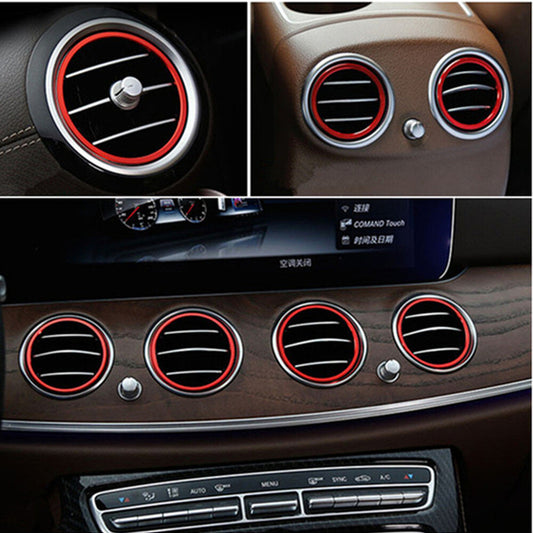 Passend für Mercedes Benz Lüftungs Ringe Luftdüsen Abdeckung E Klasse W 213 AMG