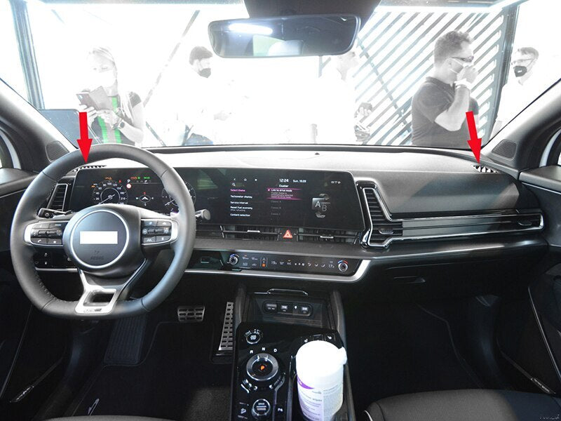 Passend für Kia Sportage NQ5 2022-23 Lüftung Blenden Abdeckungen Rahmen