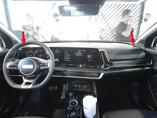 Passend für Kia Sportage NQ5 2022-23 Lüftung Blenden Abdeckungen Rahmen