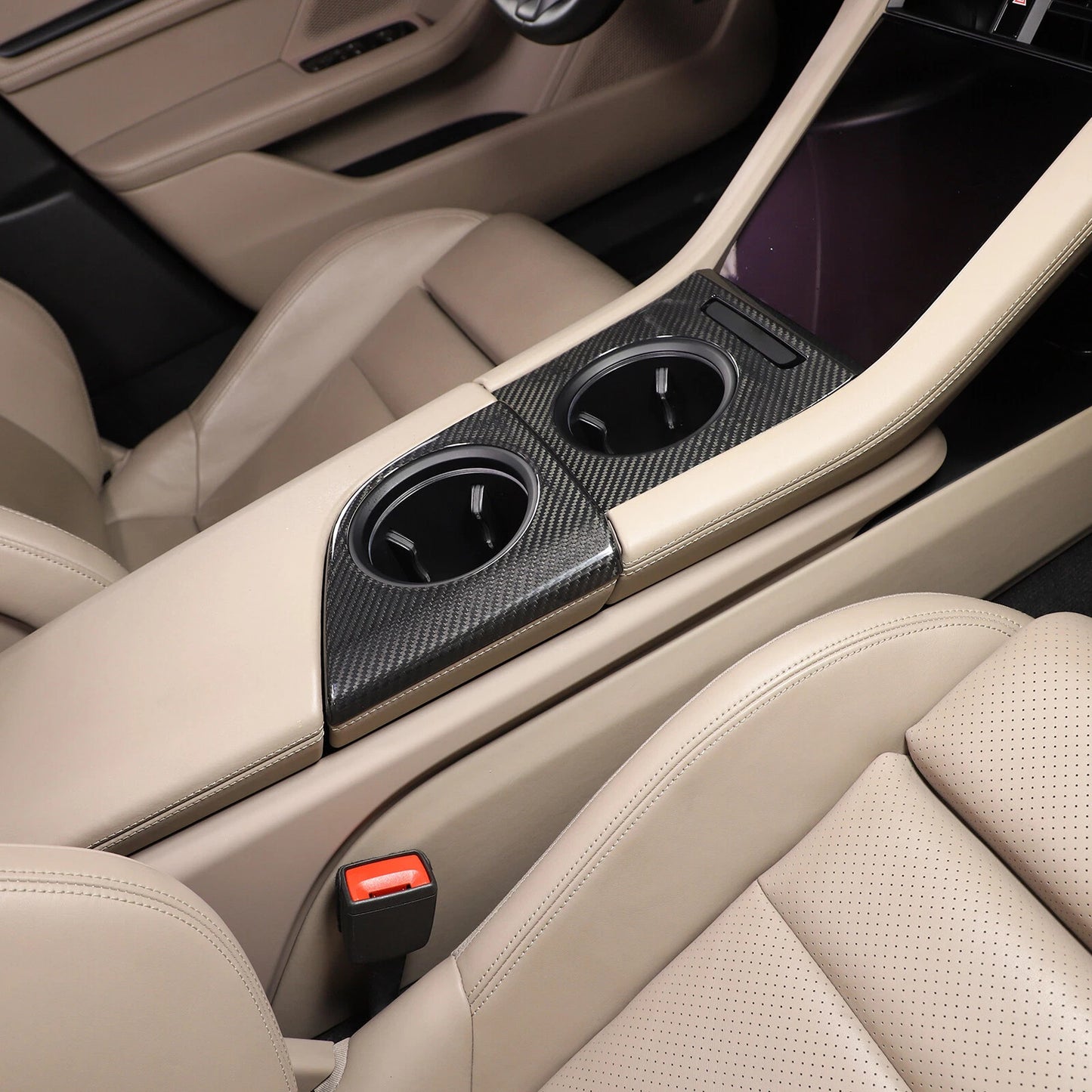 Passend für Porsche Taycan 2019-2024 Getränkehalter Blende