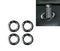 Passend für Mercedes W205 C180 C200 C260 GLC Türpin Rahmen Blende Carbon Schutz