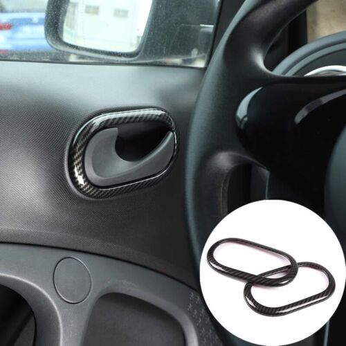 Passend für Smart Fortwo 453 Türgriffe Blenden Abdeckung Carbon