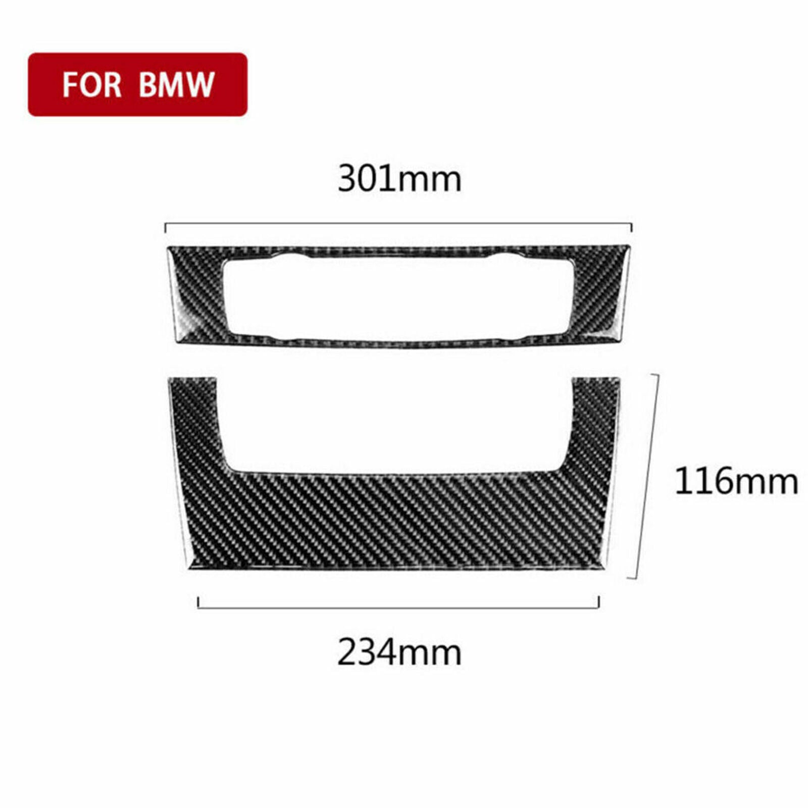 Passend für BMW E90 E92 E93 2005-2012 Radio Blenden Rahmen Zierblenden Abdeckung