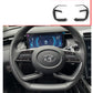 Passend für Hyundai Tucson NX4 Abdeckung Rahmen Blende Lenkrad Tasten Carbon