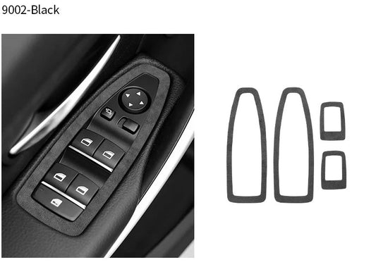 Passend für BMW F20 F21 F30 F34 Fensterheber Wildleder Abdeckungen Blenden