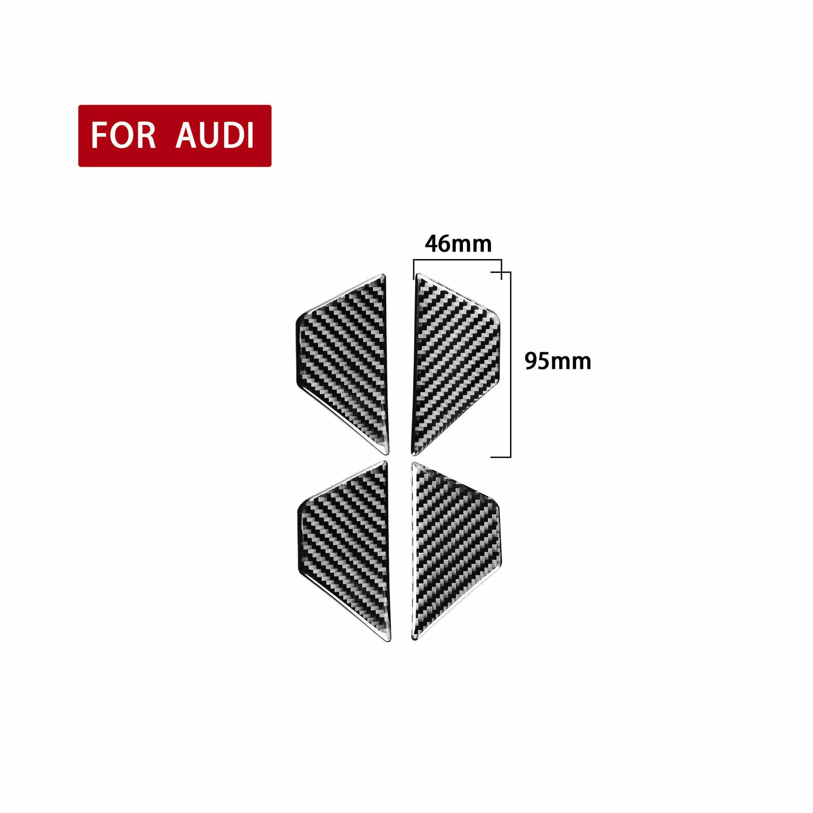 Passend für Audi A6 C8 A7 ab 2019 Türgriffe Blende Rahmen Zierblende Abdeckung