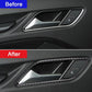 Passend für Audi A3 2014-19 Türgriff Blende Abdeckung Rahmen Carbon