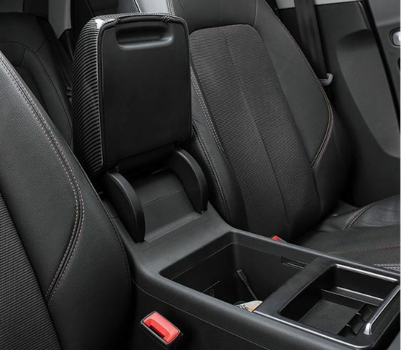 Passend für Audi Q5 Mittelarmlehne Aufbewahrungsbox Armlehne Blende Carbon Cover