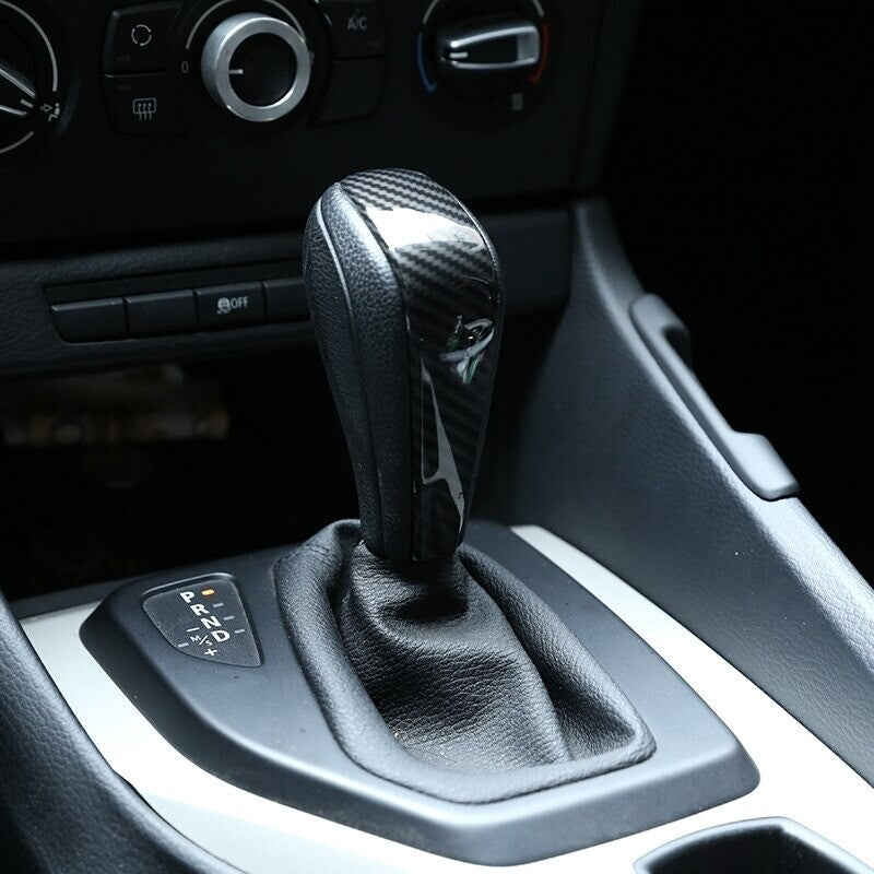 Passend für BMW 3 E90 Carbon Mittelkonsole Schaltknauf Getriebe Blende Rahmen