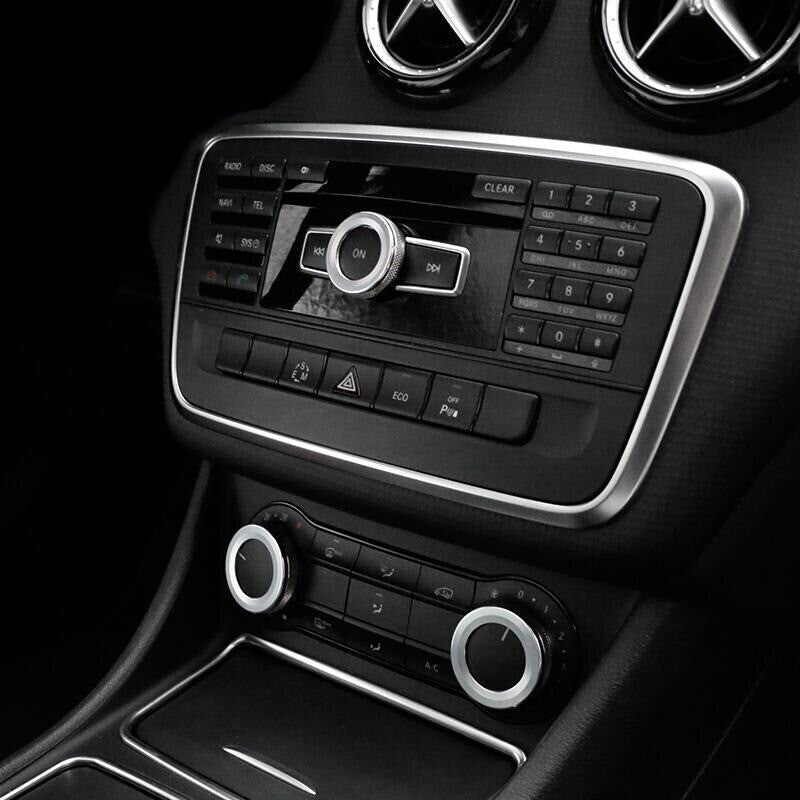 Passend für Mercedes A B E GLK GLA CLA GLE ML Silber Radio Klima AC Regler Knopf