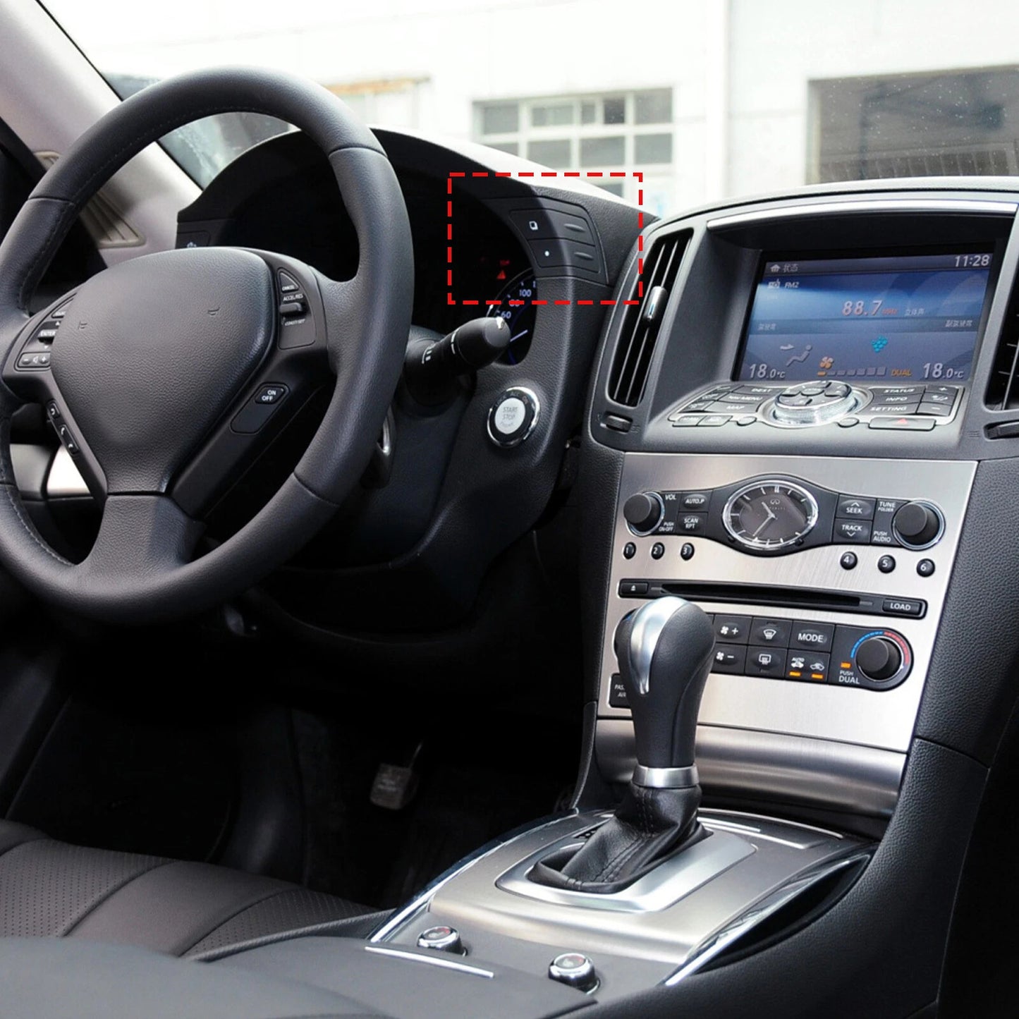 Passend für Infiniti G25 G35 G37 Q60 Schalterpanel Blende
