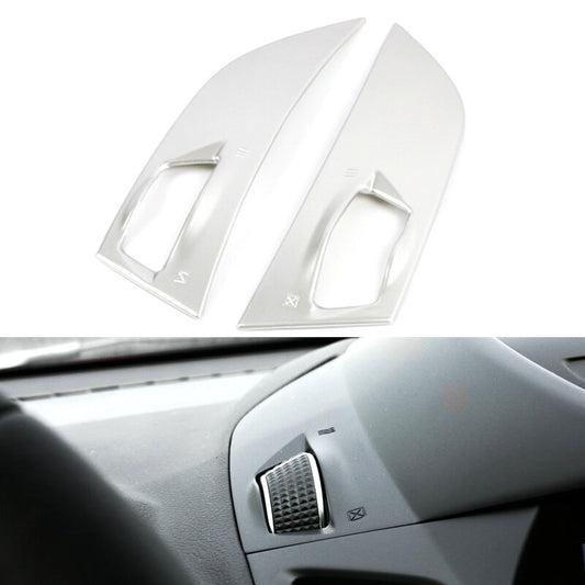 Passend für Ford Kuga Escape Klima Regler Blenden Abdeckung Rahmen Silber