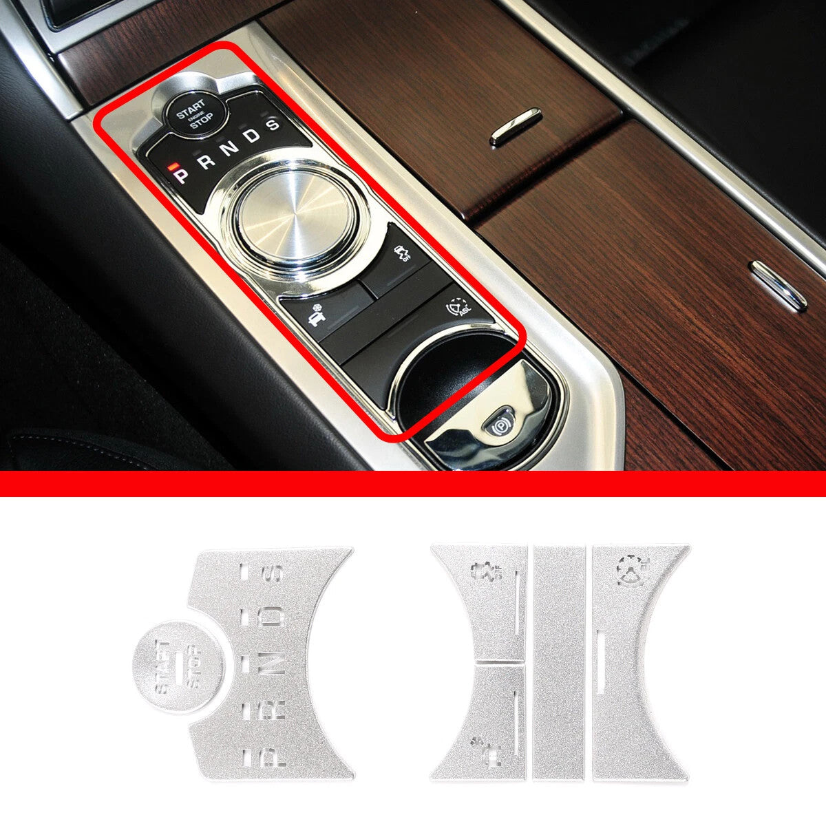Passend für Jaguar Xf 12-15 Mittelkonsole Tasten Blende