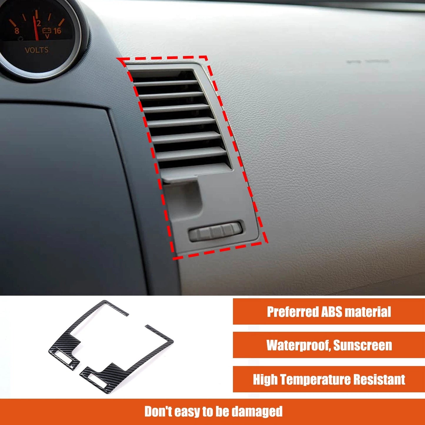 Passend für Nissan 350Z 2003-2009 Lueftung Blende