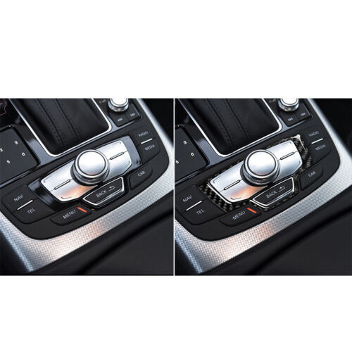 Passend für Audi A6 A7 12-18 Mittelkonsole Blenden Abdeckung Carbon