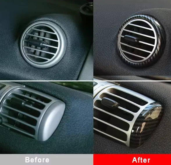 Passend für Smart Fortwo 451 2007-2014 Lüftungsringe Blenden