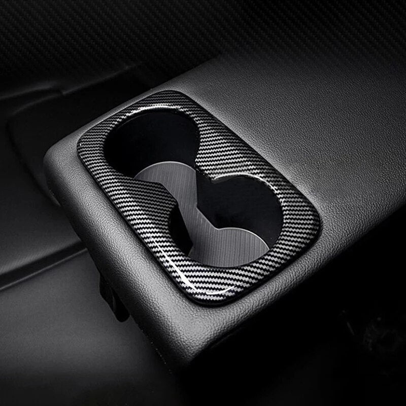 Passend für Kia Sportage NQ5 2022-23 Becherhalter Blende Abdeckung Rahmen Carbon