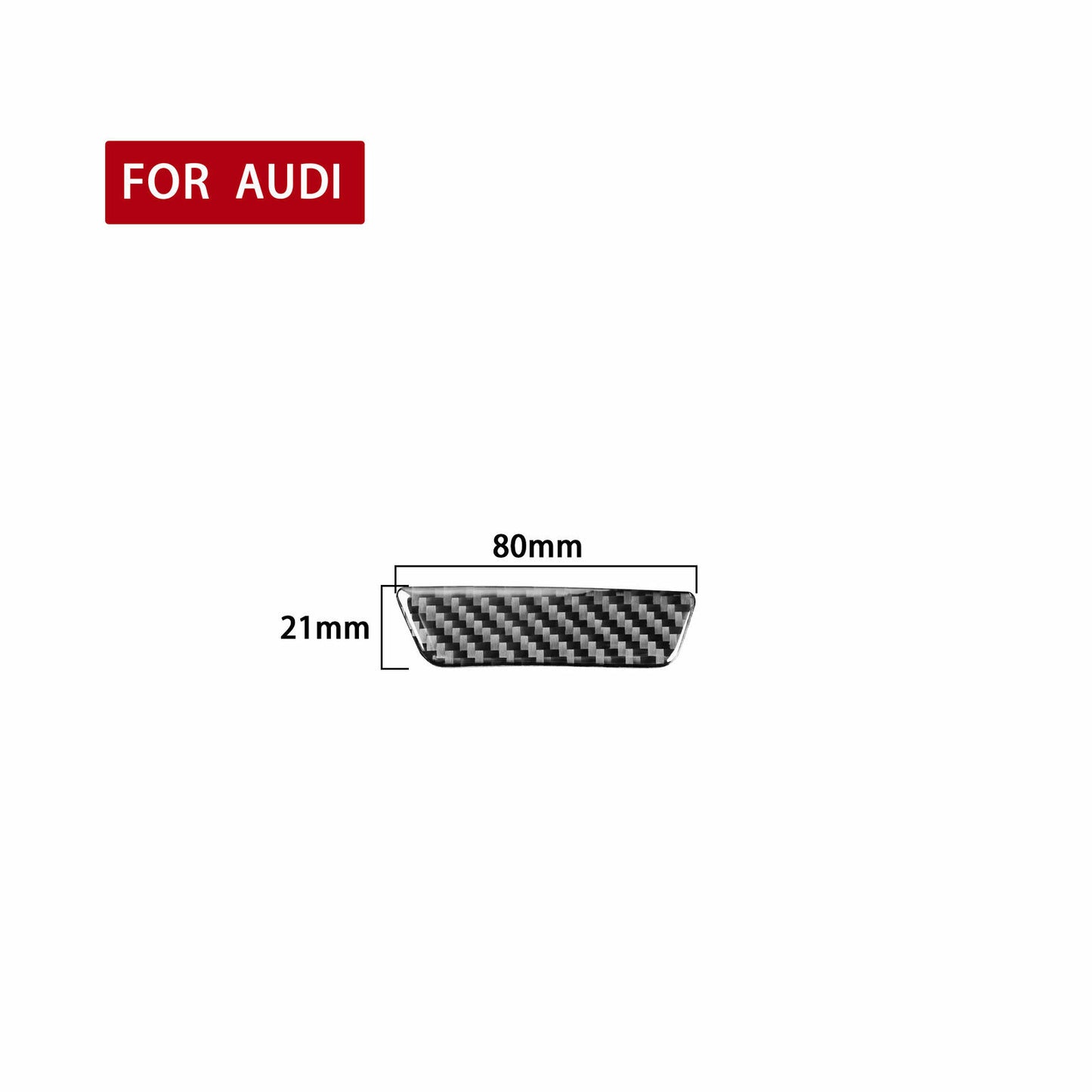 Passend für Audi A6 C8 A7 ab 2019 Armlehne Blende Rahmen Zierblende