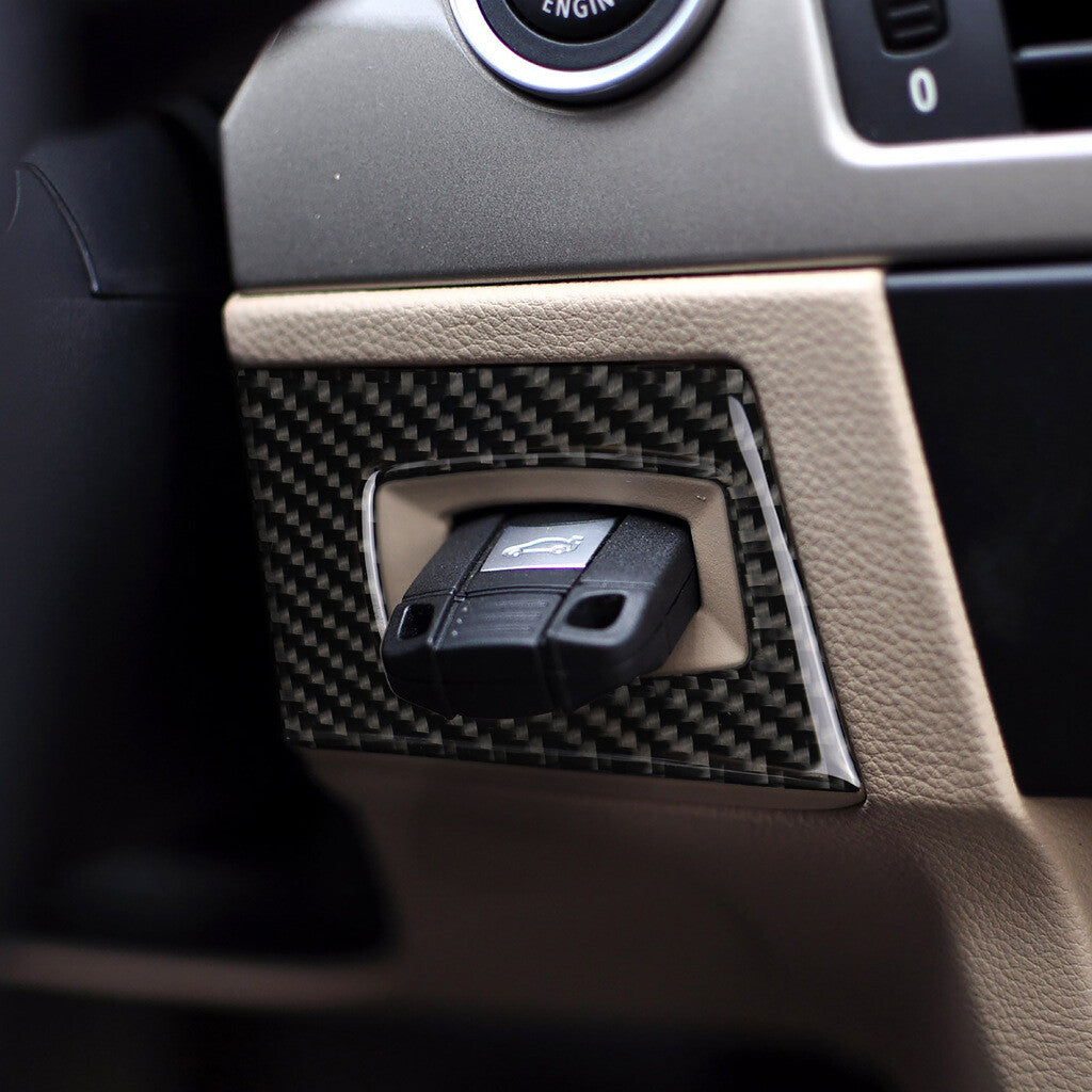 Passend für BMW 3 E90 E92 E93 Zündung Blende Abdeckung Rahmen Carbon