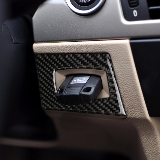 Passend für BMW 3 E90 E92 E93 Zündung Blende Abdeckung Rahmen Carbon