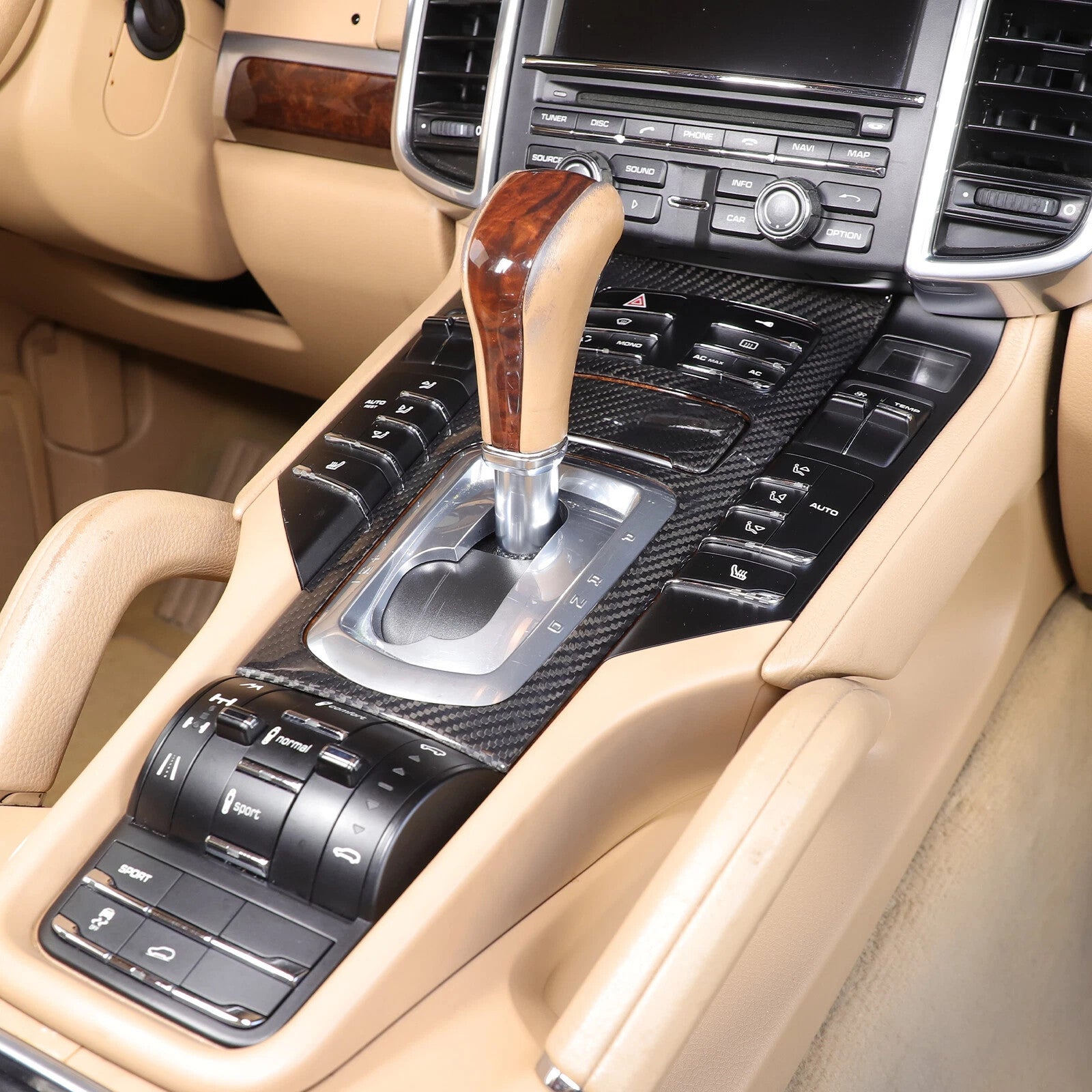 Passend für Porsche Cayenne 2011-2017 Mittelkonsole Blende
