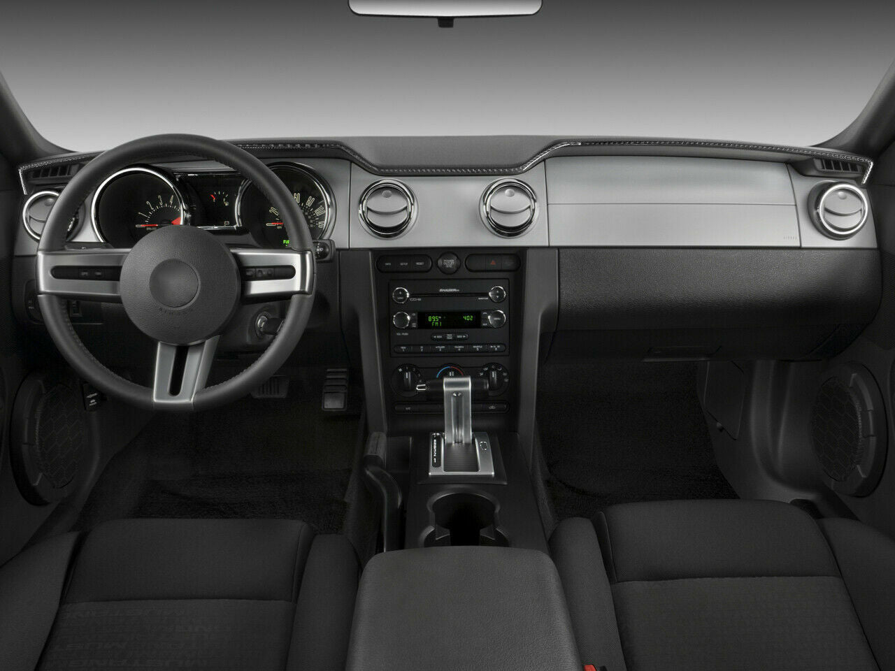 Passend für Ford Mustang Konsole Blende Rahmen Zierblende Abdeckung