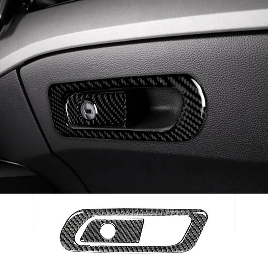 Passend für Audi A4 B9 2017-19 Handschuhfach Blende Abdeckung Rahmen Carbon