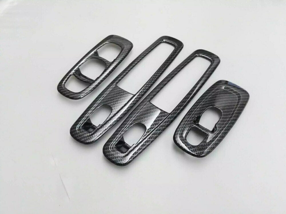 Passend für Renault Kadjar Fensterheber Blende Schutz Rahmen Cover Carbon